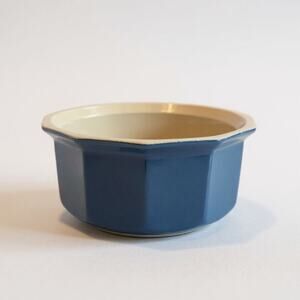 Emile Henry France Exclusively for Williams-Sonoma 68.70 Blue Souffle 1.5qt EUC